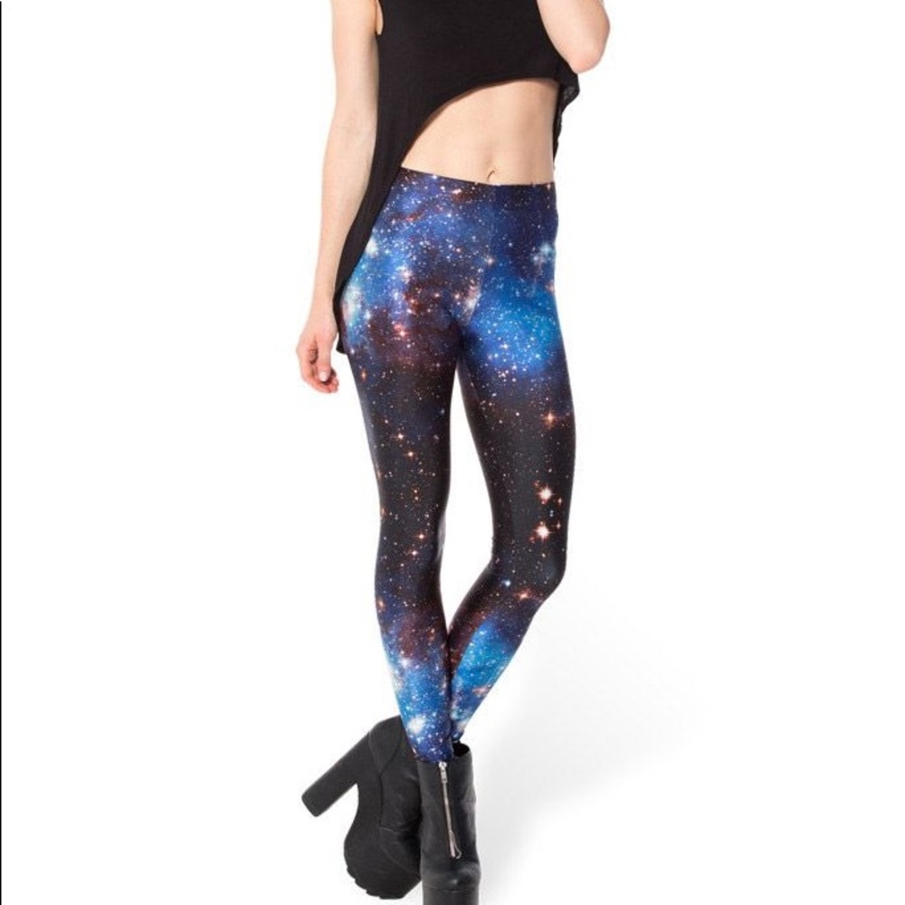 BLACKMILK Galaxy Blue Leggings! NWOT